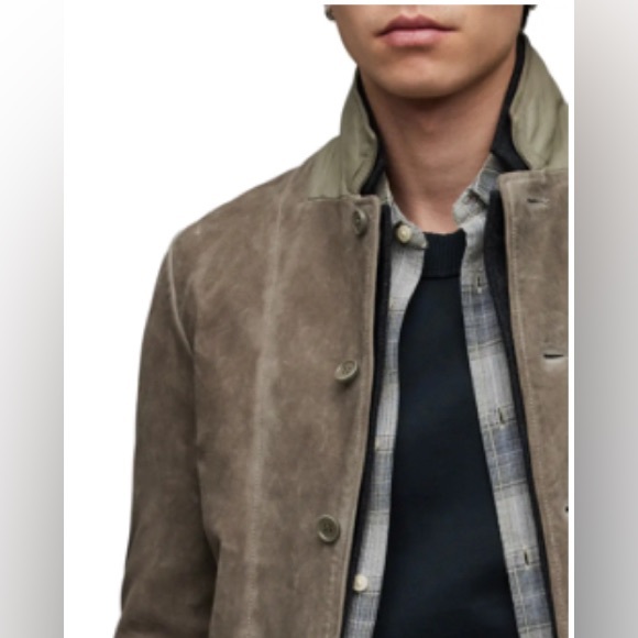 AllSaint survey leather jacket